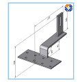 Gancho de techo solar de acero inoxidable para montaje en panel solar